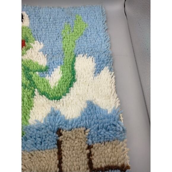 Vintage COMPLETE Caron Muppet Kermit the Frog Latch Hook Kit # K3170 Craft 1978 - Picture 3 of 6